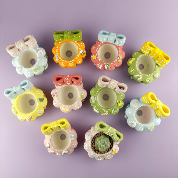 Handmade Unglazed Pots