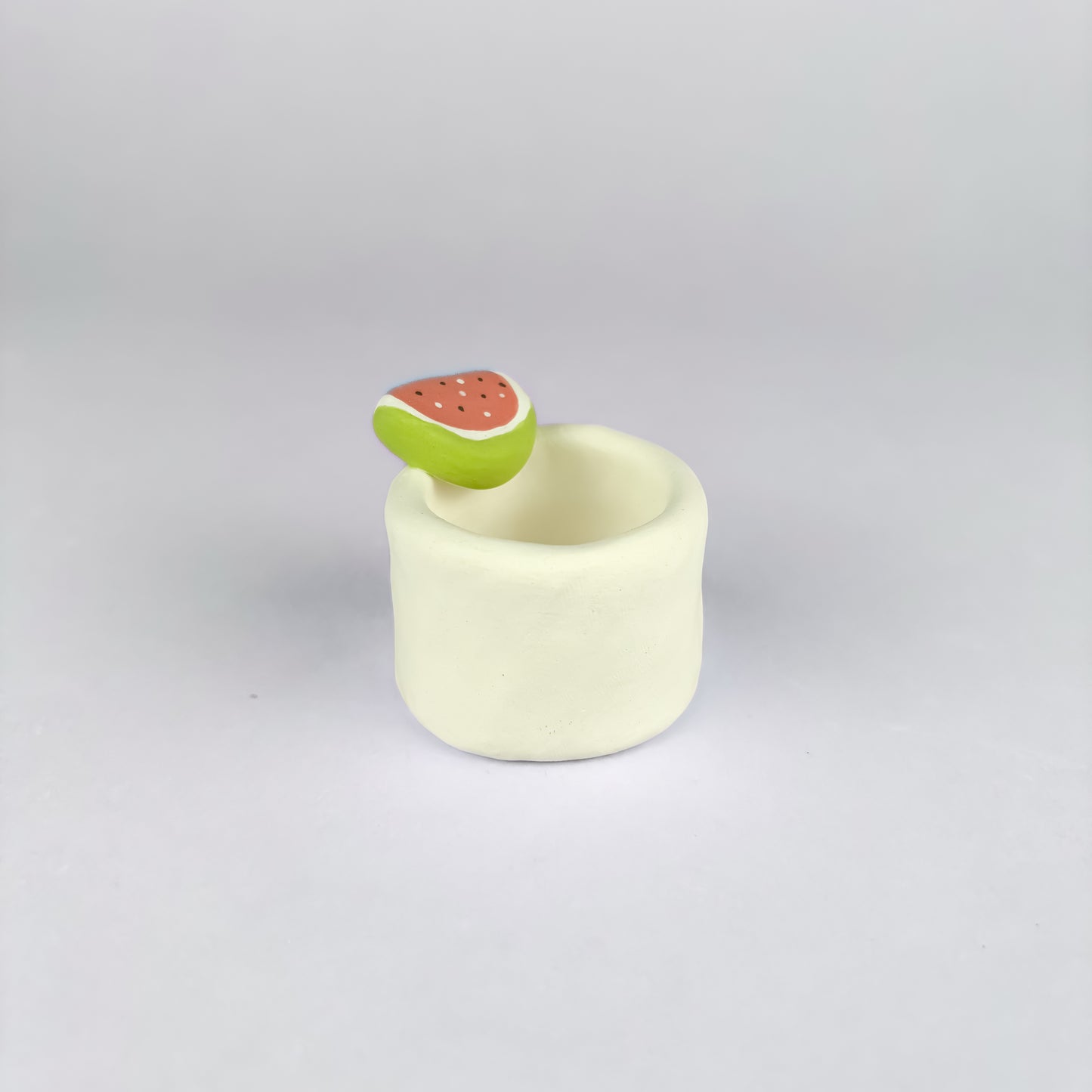 Mini Handmade Unglazed Succulent Pot – Thumb Size with Adorable Decorations