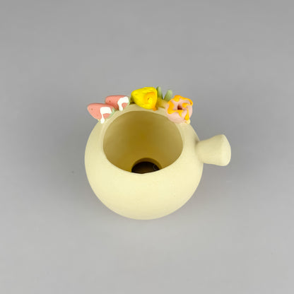 Handmade Unglazed Milk Pot Dessert Succulent Planter