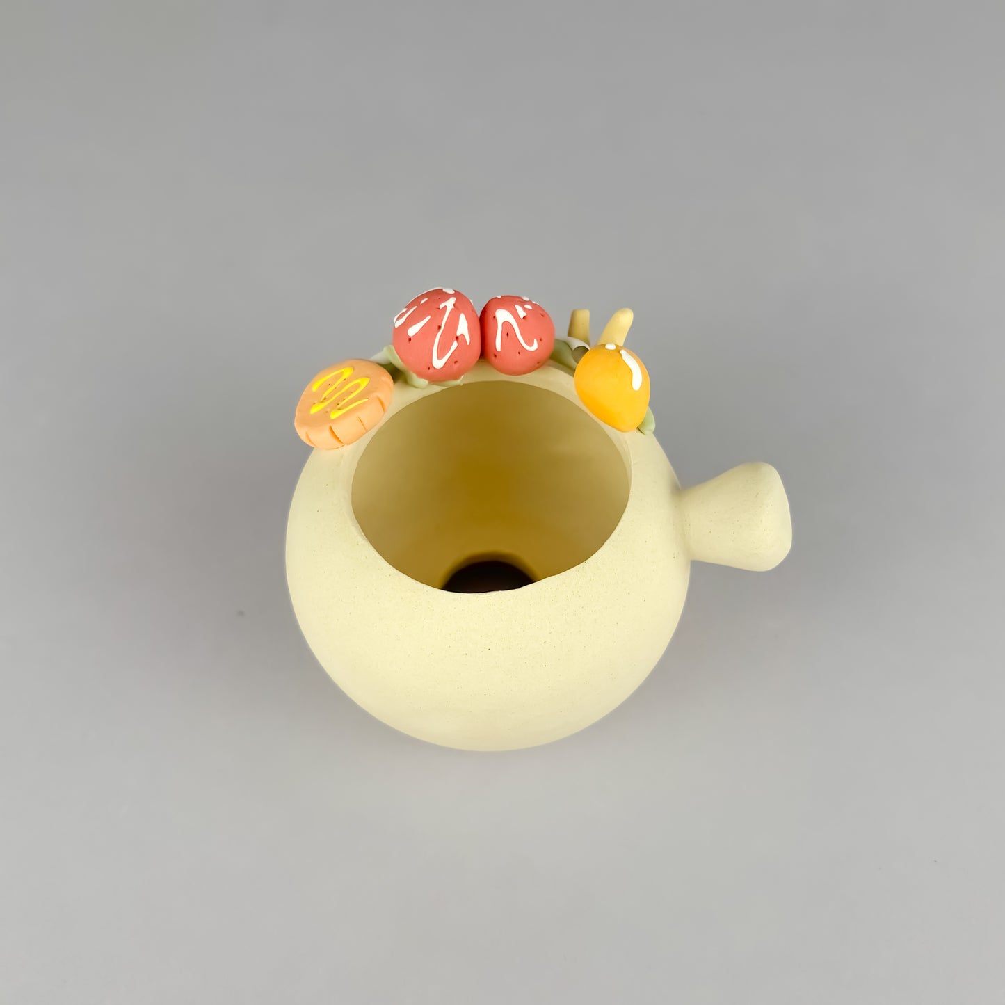 Handmade Unglazed Milk Pot Dessert Succulent Planter