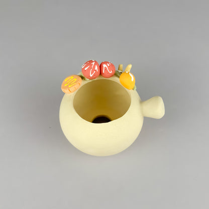 Handmade Unglazed Milk Pot Dessert Succulent Planter