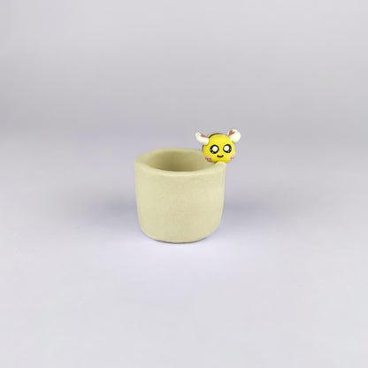 Mini Handmade Unglazed Succulent Pot – Thumb Size with Adorable Decorations