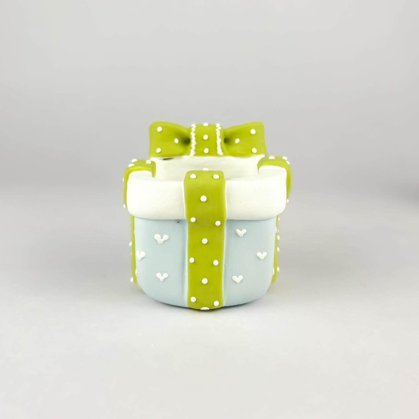 Handmade Creamy Unglazed Pot Gift Box