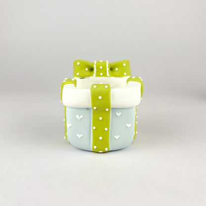 Handmade Creamy Unglazed Pot Gift Box