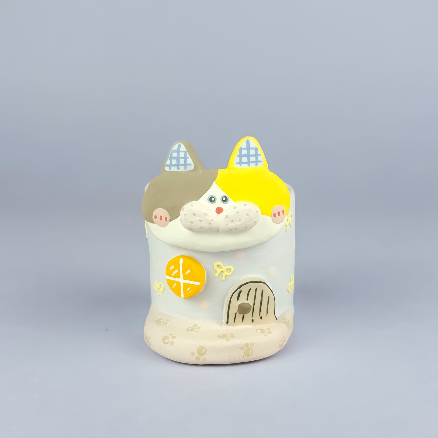 Handmade Pastel Fairy House Pot