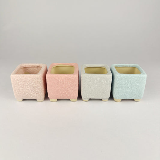 Macaron Matte Square Pot