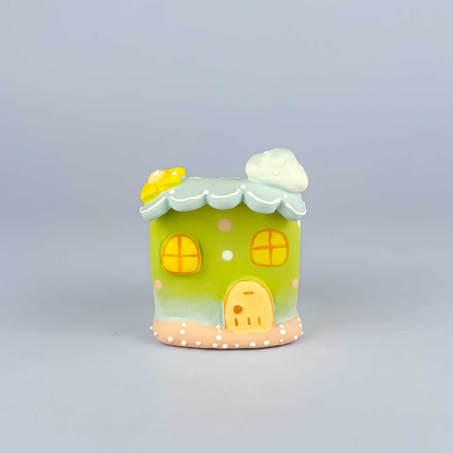 Handmade Pastel Fairy House Pot