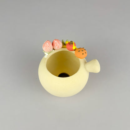 Handmade Unglazed Milk Pot Dessert Succulent Planter