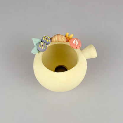 Handmade Unglazed Milk Pot Dessert Succulent Planter