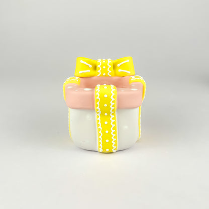 Handmade Creamy Unglazed Pot Gift Box