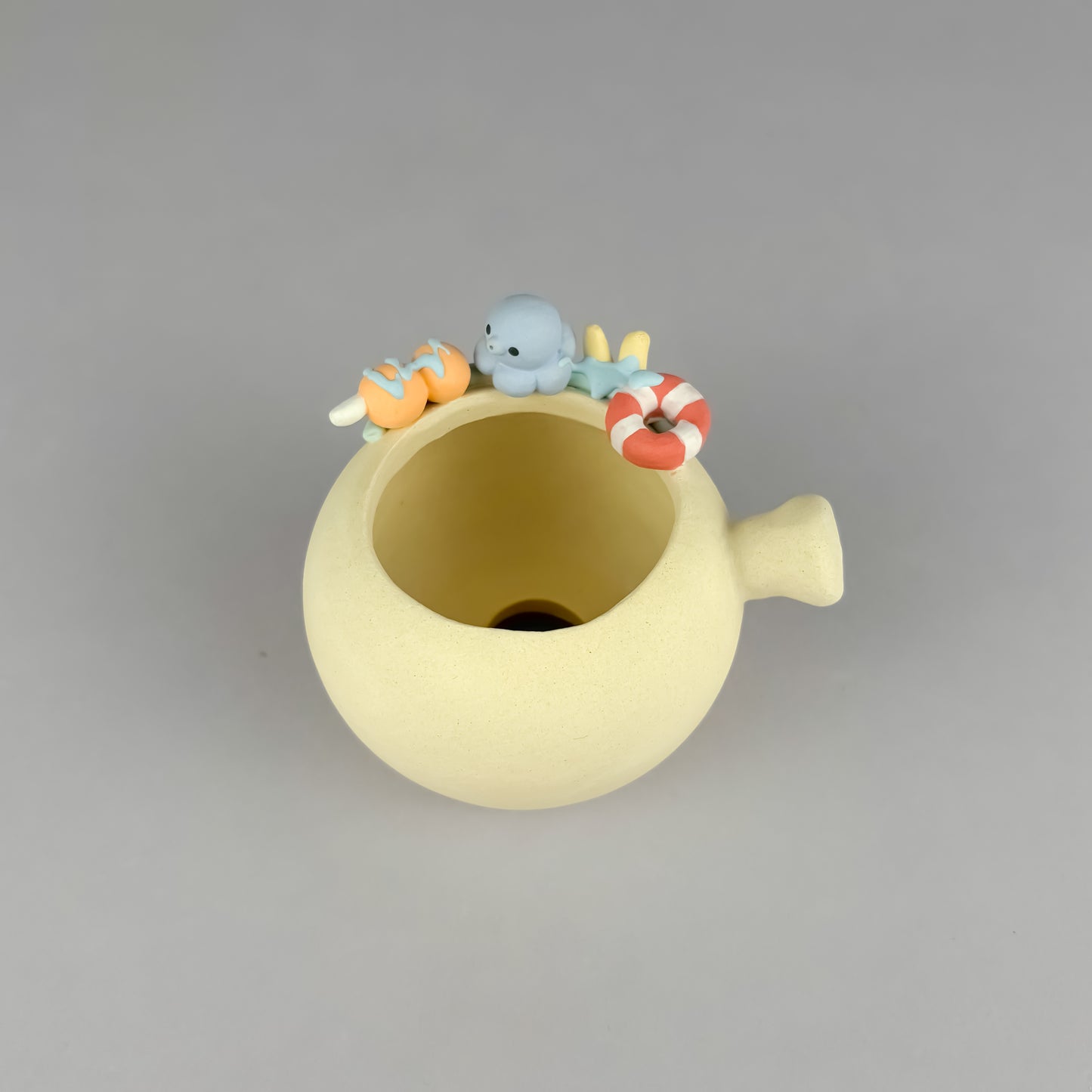 Handmade Unglazed Milk Pot Dessert Succulent Planter