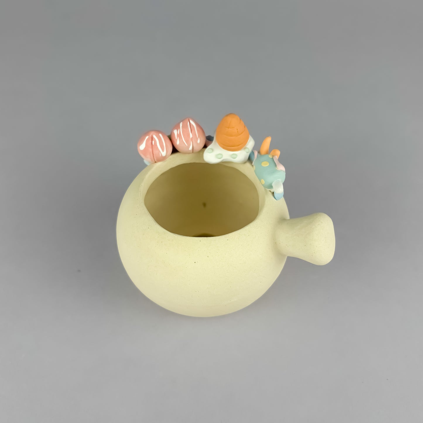 Handmade Unglazed Milk Pot Dessert Succulent Planter