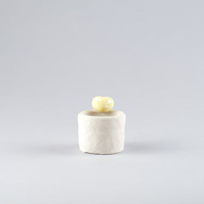 Mini Handmade Unglazed Succulent Pot – Thumb Size with Adorable Decorations