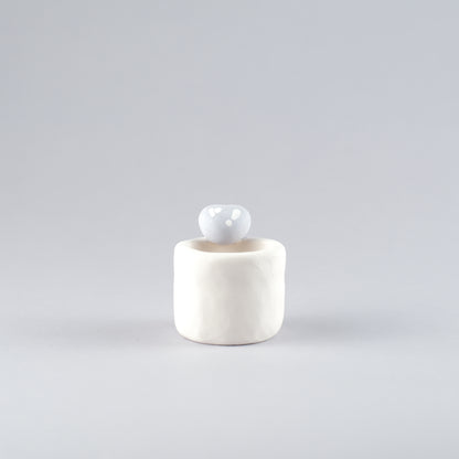 Mini Handmade Unglazed Succulent Pot – Thumb Size with Adorable Decorations