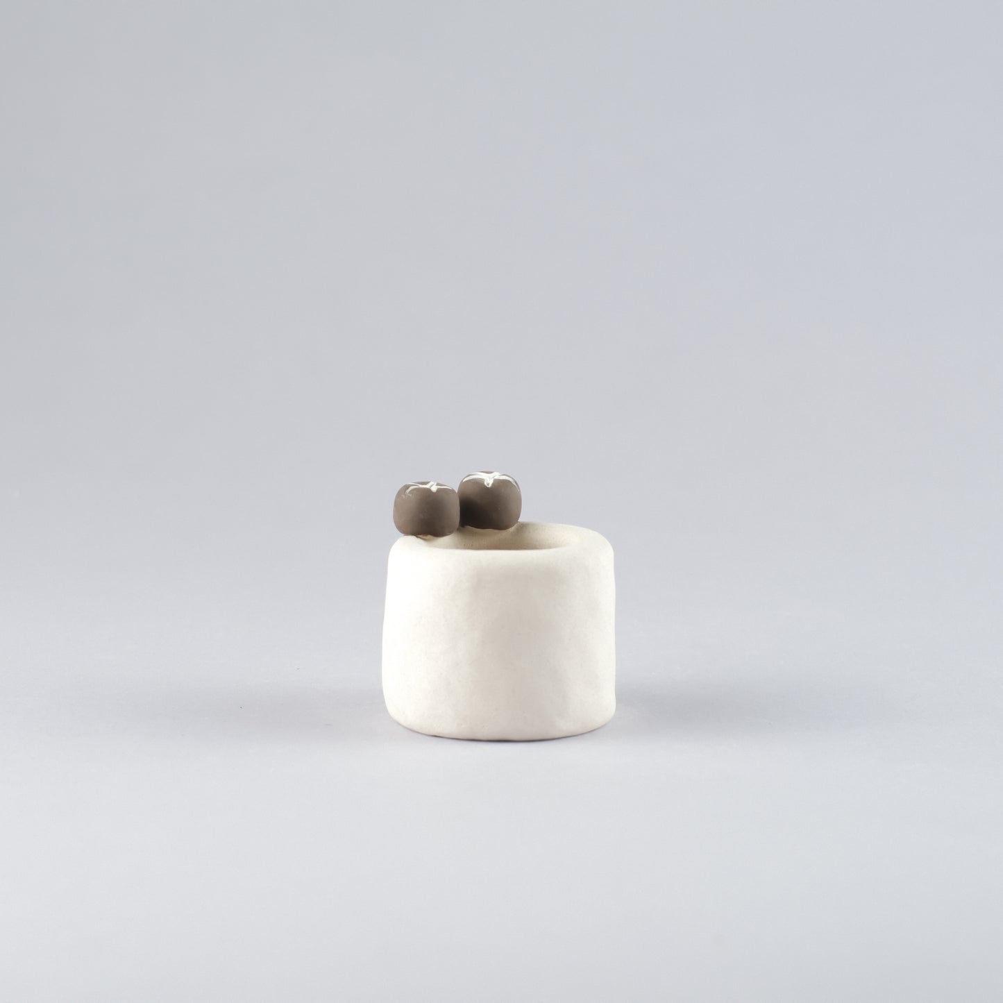 Mini Handmade Unglazed Succulent Pot – Thumb Size with Adorable Decorations