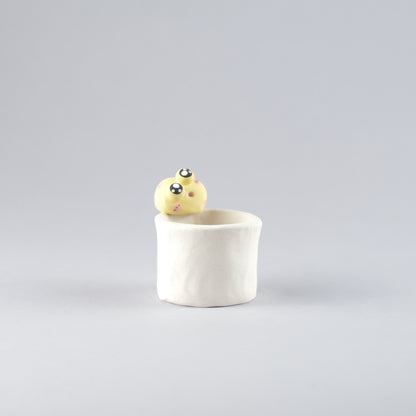 Mini Handmade Unglazed Succulent Pot – Thumb Size with Adorable Decorations