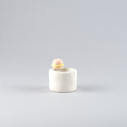 Mini Handmade Unglazed Succulent Pot – Thumb Size with Adorable Decorations