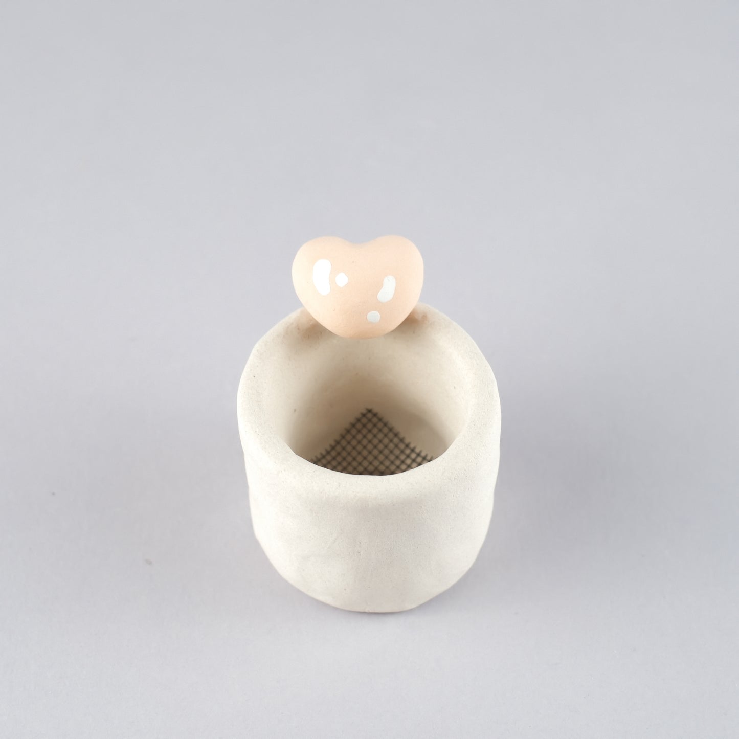 Mini Handmade Unglazed Succulent Pot – Thumb Size with Adorable Decorations