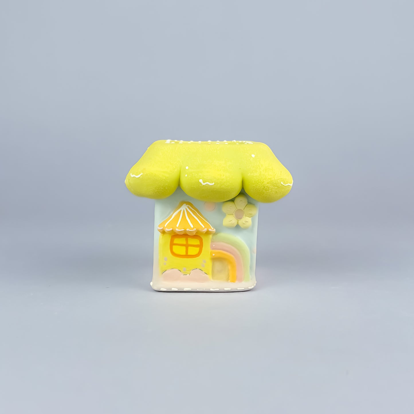 Handmade Pastel Fairy House Pot
