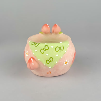 Handmade Fabric-Pattern Fruit Pot